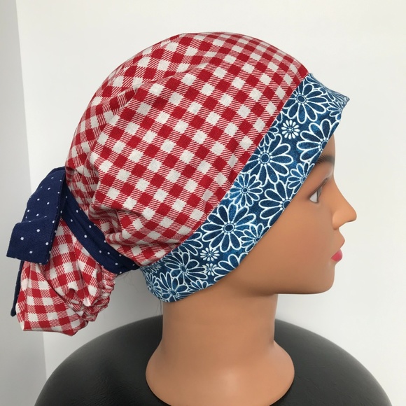 Scrub CAP/HAT *Reversible *Long Ties NWOT - Picture 6 of 16